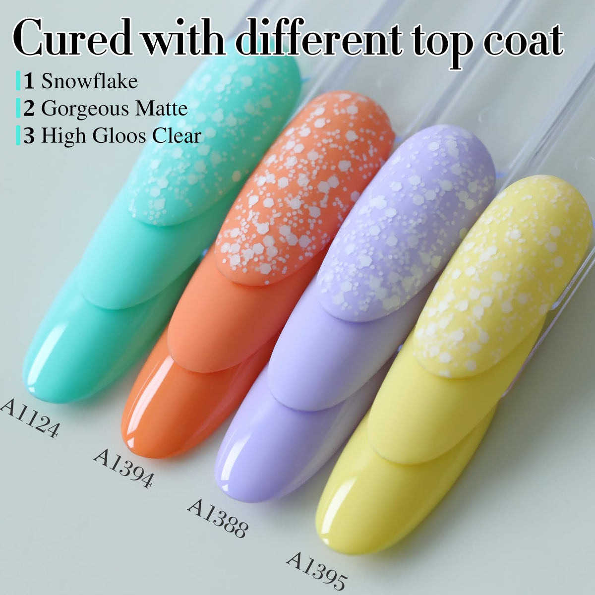 Double Rhythm close-up on nail tip reflecting high-gloss shine