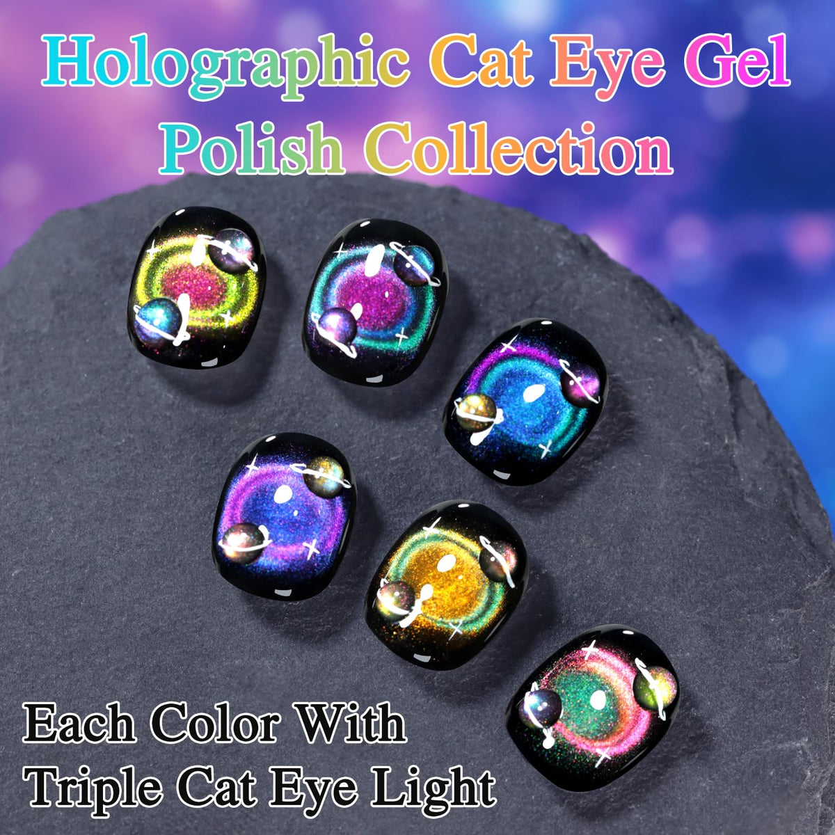 Double Rhythm glitter polish texture swatch highlighting reflective multi-chrome finish