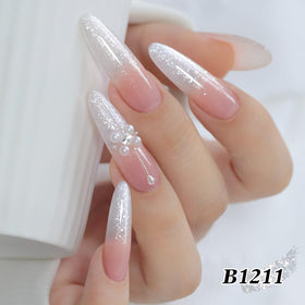 Double Rhythm magnet held over wet polish demonstrating magnetic shimmer for creative designs