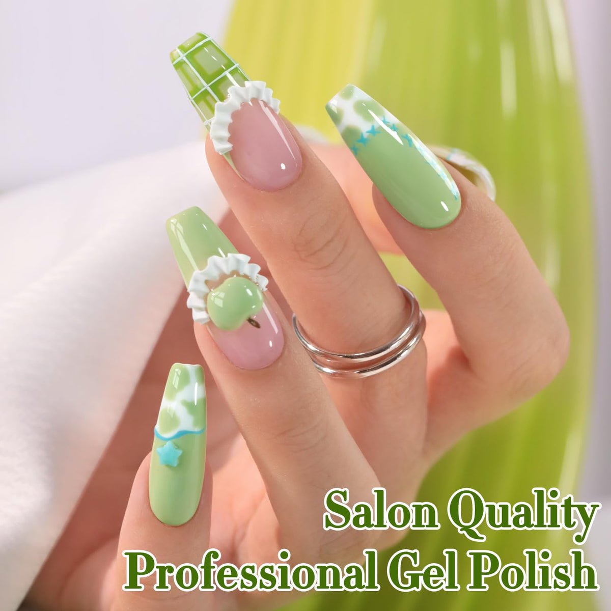 Double Rhythm swatch texture close-up with high gloss reflection, shows smooth durable finish