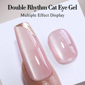 Double Rhythm swatch wheel showing jelly-pink variations and layering benefit