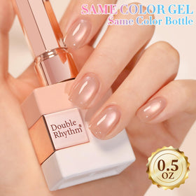 Double Rhythm swatch strip under different lights displaying holographic shimmer benefit