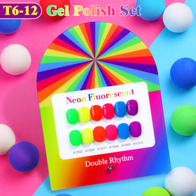 Double Rhythm brush stroke of gel texture, demonstrates smooth high-gloss finish
