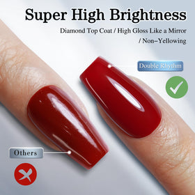 Double Rhythm brush stroke texture highlighting smooth, easy application