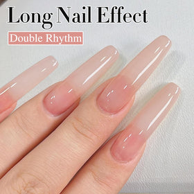 Double Rhythm jelly polish texture closeup highlighting smooth, glossy benefit