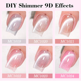 Double Rhythm close-up of gel texture showing fine shimmer and smooth finish