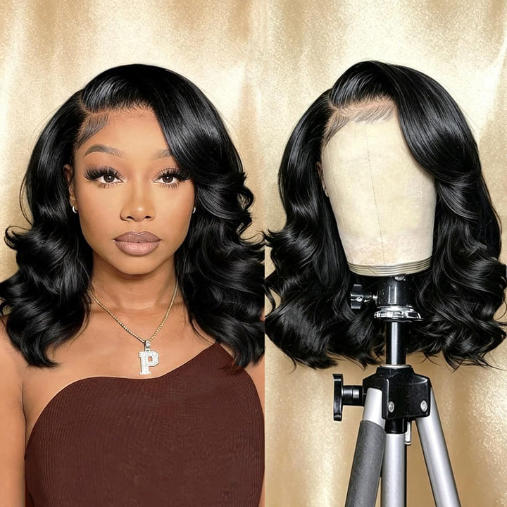 Douyin front view showing natural bob and flattering silhouette