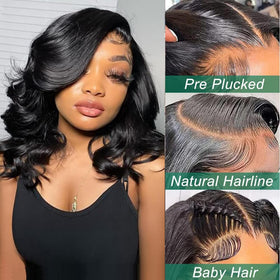 Douyin close-up of HD lace frontal blending for realistic hairline