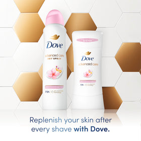 Dove nozzle close-up demonstrating easy, precise dry-spray application benefit