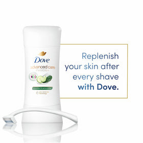 Dove close-up label highlighting ProCeramide technology for skin repair