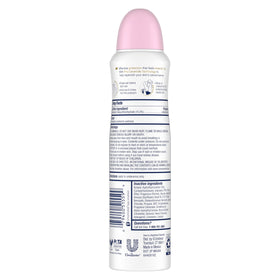 Dove side label highlighting Pro Ceramide Technology and caring ingredient claims