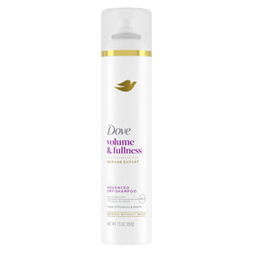 Dove can front view showing label and volume benefit