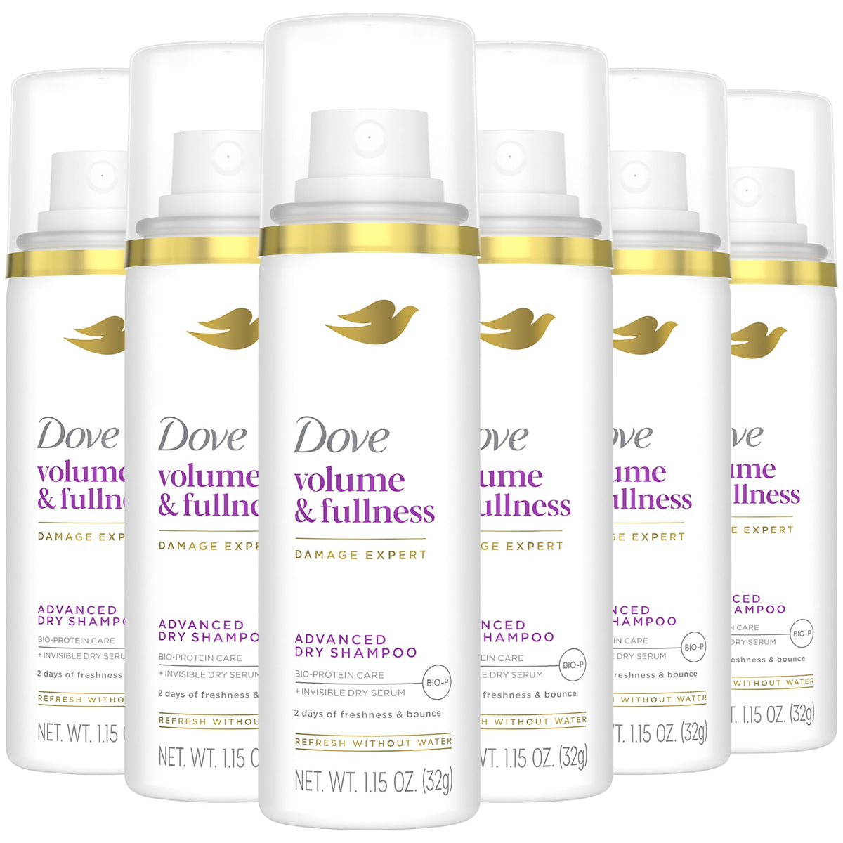 Dove front packaging showing travel-size cans for easy freshness