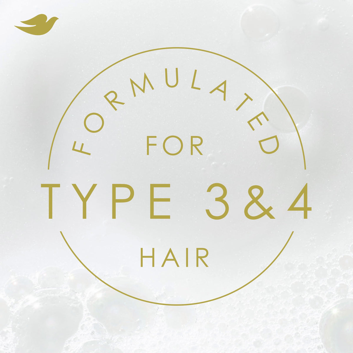 Before and after curls using Dove Amino Curl cream showing softer definition