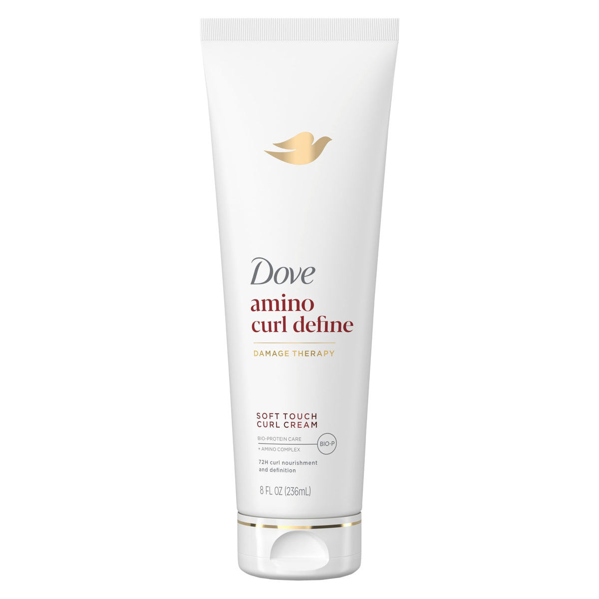 Dove Amino Curl cream front packaging showing product and curl benefits