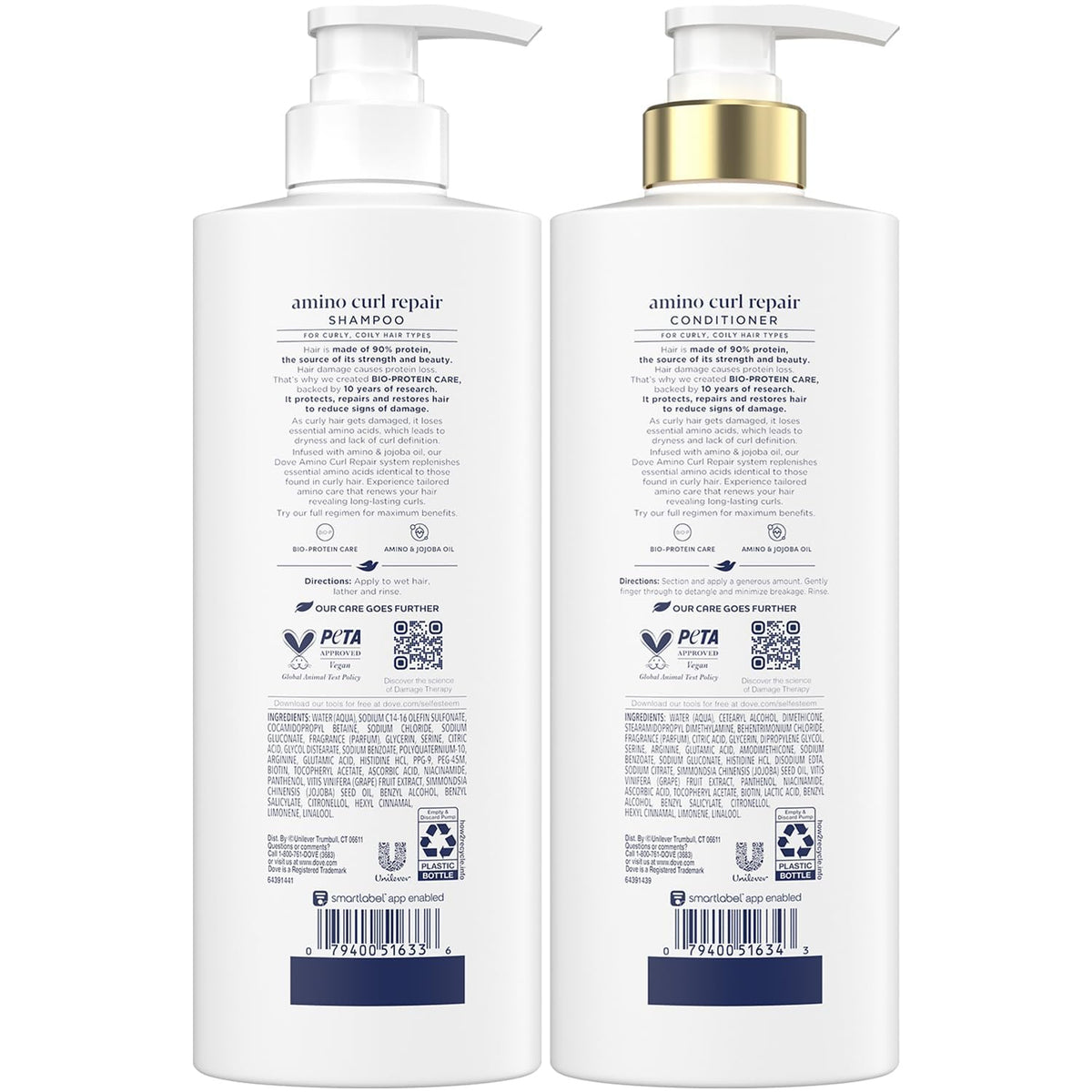 Dove close-up pump detail for easy dispensing and reduced product waste