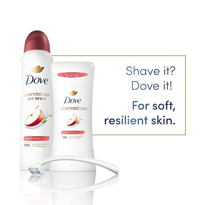 Dove product label detail highlighting moisturizing formula and ingredients