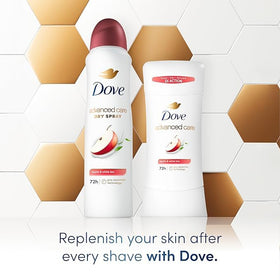 Dove stick in a gym bag lifestyle scene for on-the-go freshness