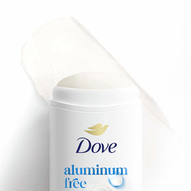 Dove application demo on underarm illustrating gentle, non-irritating coverage