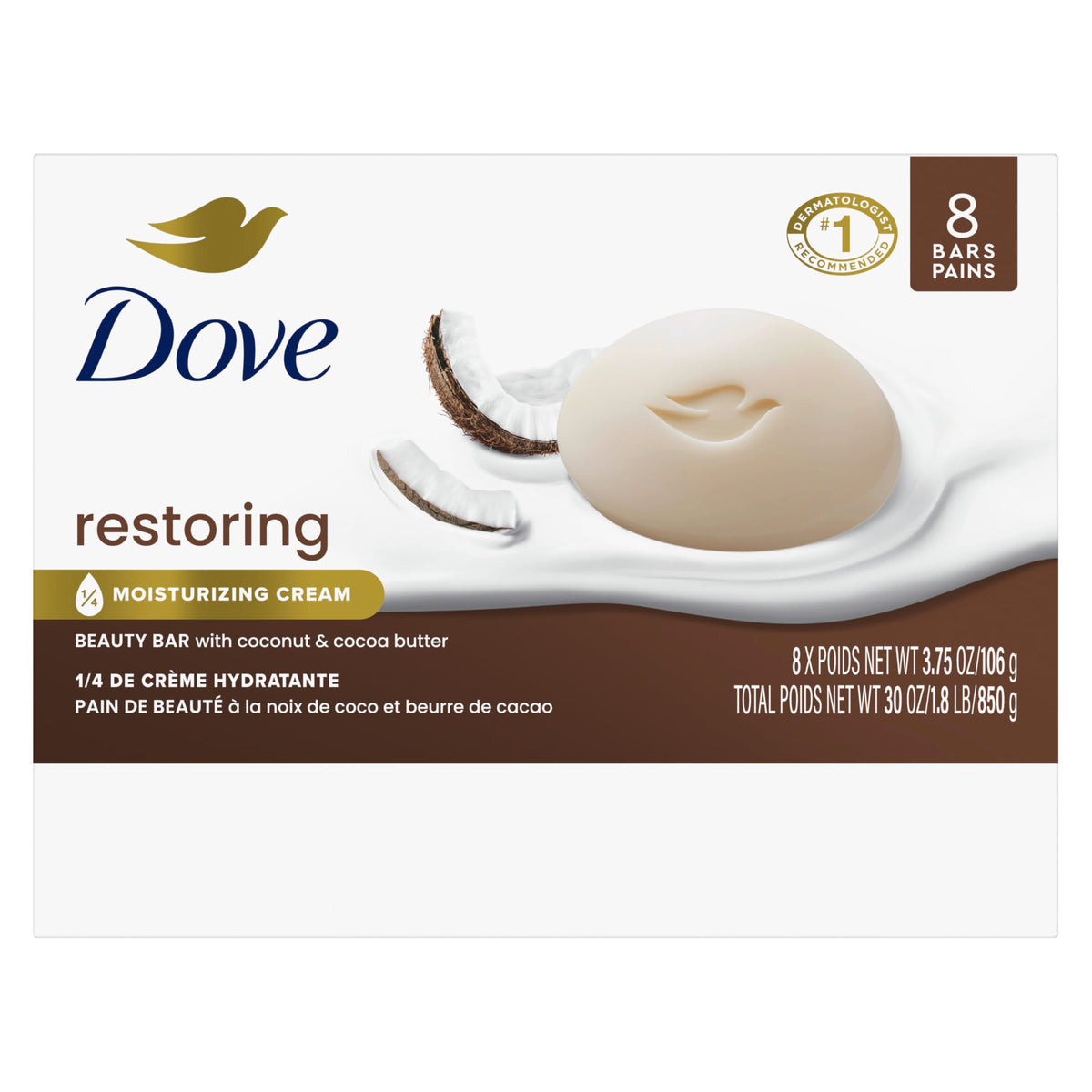 Dove beauty bar close-up lather texture demonstrating rich creamy foam