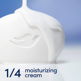Dove beauty bar label and ingredient panel emphasizing mild formula