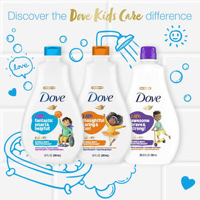 Dove foamy texture on hand, Berry Smoothie foam rinses clean