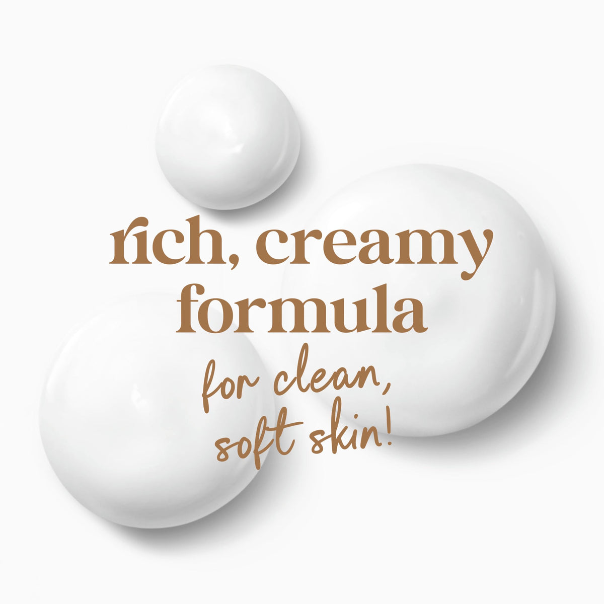 Dove bottle label detail highlighting ingredients and nourishing formula benefit