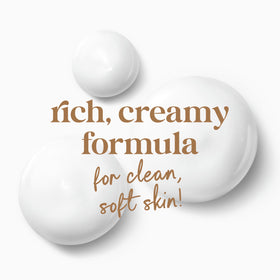 Dove bottle label detail highlighting ingredients and nourishing formula benefit