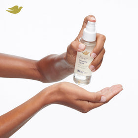 Dove serum bottle beside Intensive Repair mask to show regimen pairing