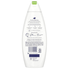 Dove label close-up highlights product name and moisturizing benefit