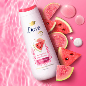 Dove recycled plastic logo on bottle emphasizing eco-friendly packaging and sustainability