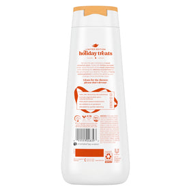Dove bottle pump detail highlighting easy dispense and reduced waste benefit