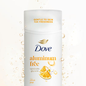 Dove Citrus Pop outdoors lifestyle shot promoting long-lasting citrus freshness
