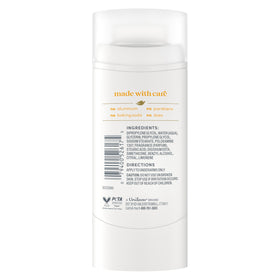 Dove Citrus Pop stick open displaying smooth glide for easy application