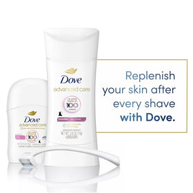 Dove clear finish travel size beside keys showing portability and on-the-go convenience