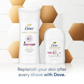 Dove clear finish label detail showing Pro-Ceramide Technology and scent information for informed choice