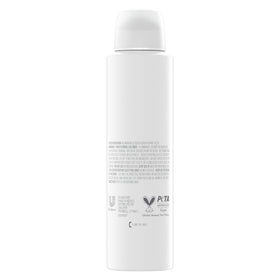 Dove clinical + care aerosol can close-up highlighting spray nozzle