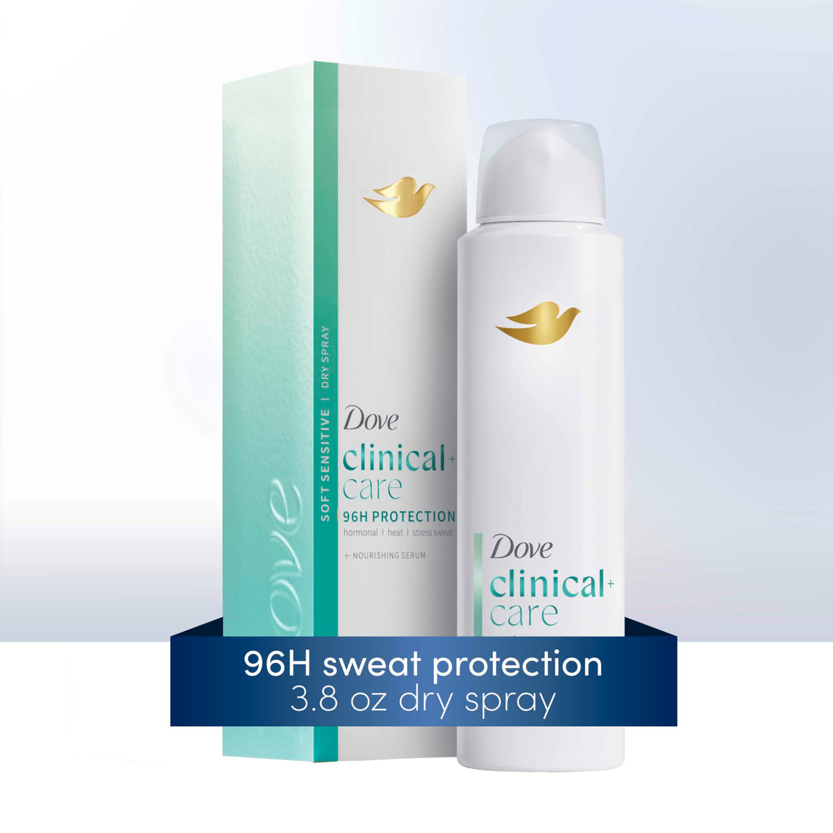 Dove Clinical + Care back label showing ingredients and usage directions