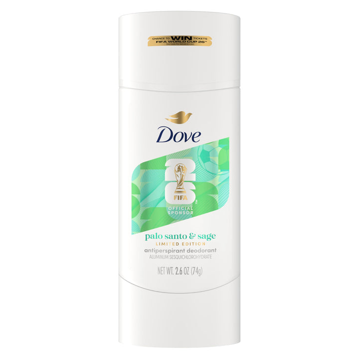 Dove Clinical + Care front packaging showing stick and scent for lasting protection