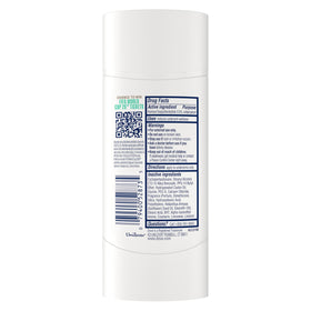 Close-up of Dove Clinical + Care soft solid texture highlighting smooth glide benefit