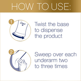 Close-up of moisturized underarm depiction showing Dove 1/4 moisturizers benefit
