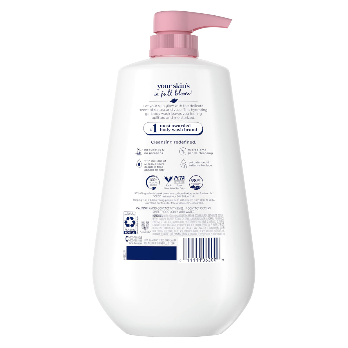 Dove MicroMoisture droplets close-up illustrating hydrating action