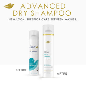 Dove cassava starch and coconut close-up highlighting natural oil-absorbent benefit