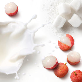 Dove ingredient label highlighting plant milk blend and clean formula