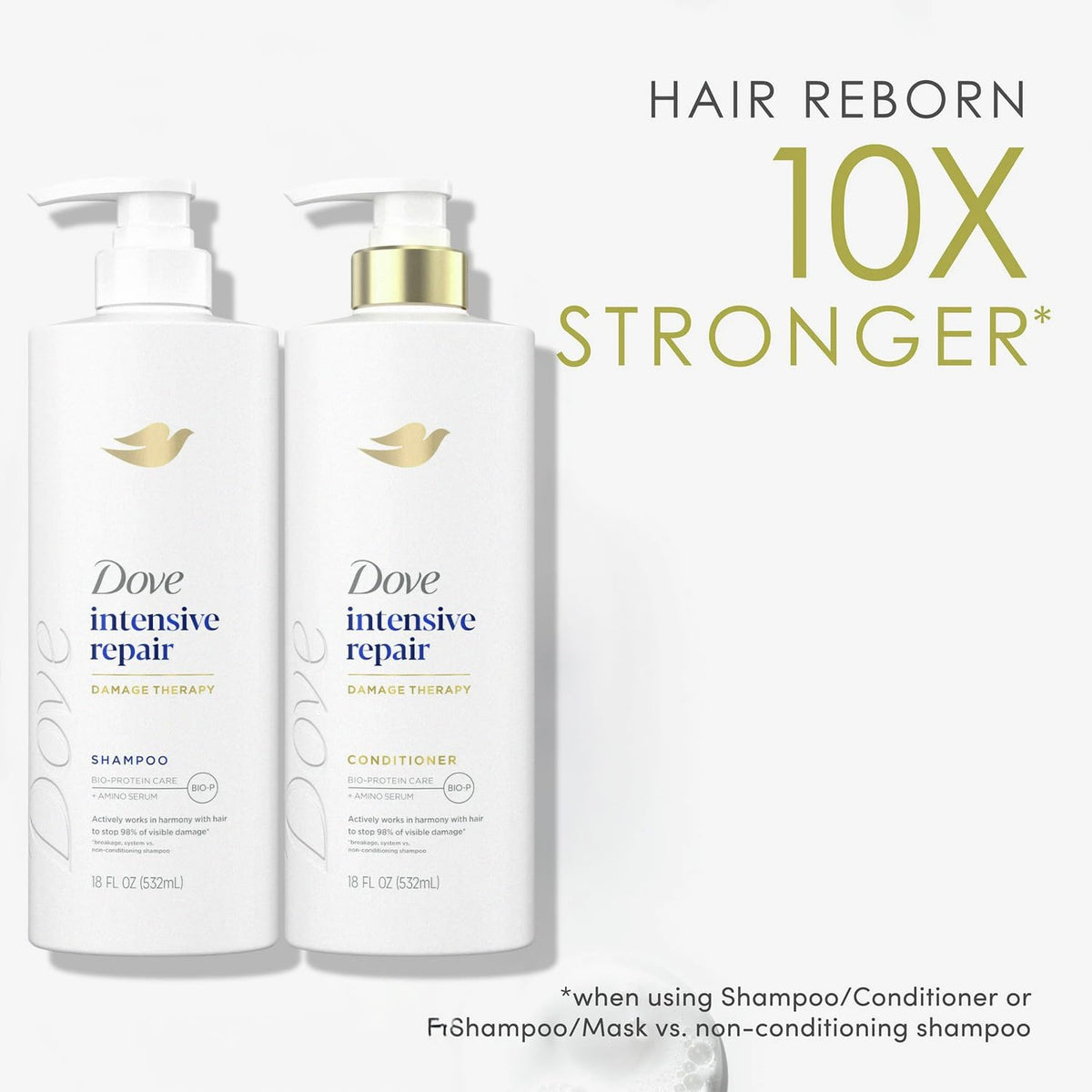 Dove conditioner cream on spoon showing rich texture for detangling and softness