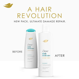 Dove back label close-up with ingredients and usage information for confident choice