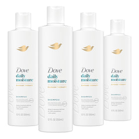 Dove front packaging showing bottle and brand for clear product identification