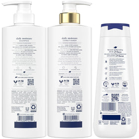 Dove Deep Moisture Body Wash label highlighting moisturizing formula