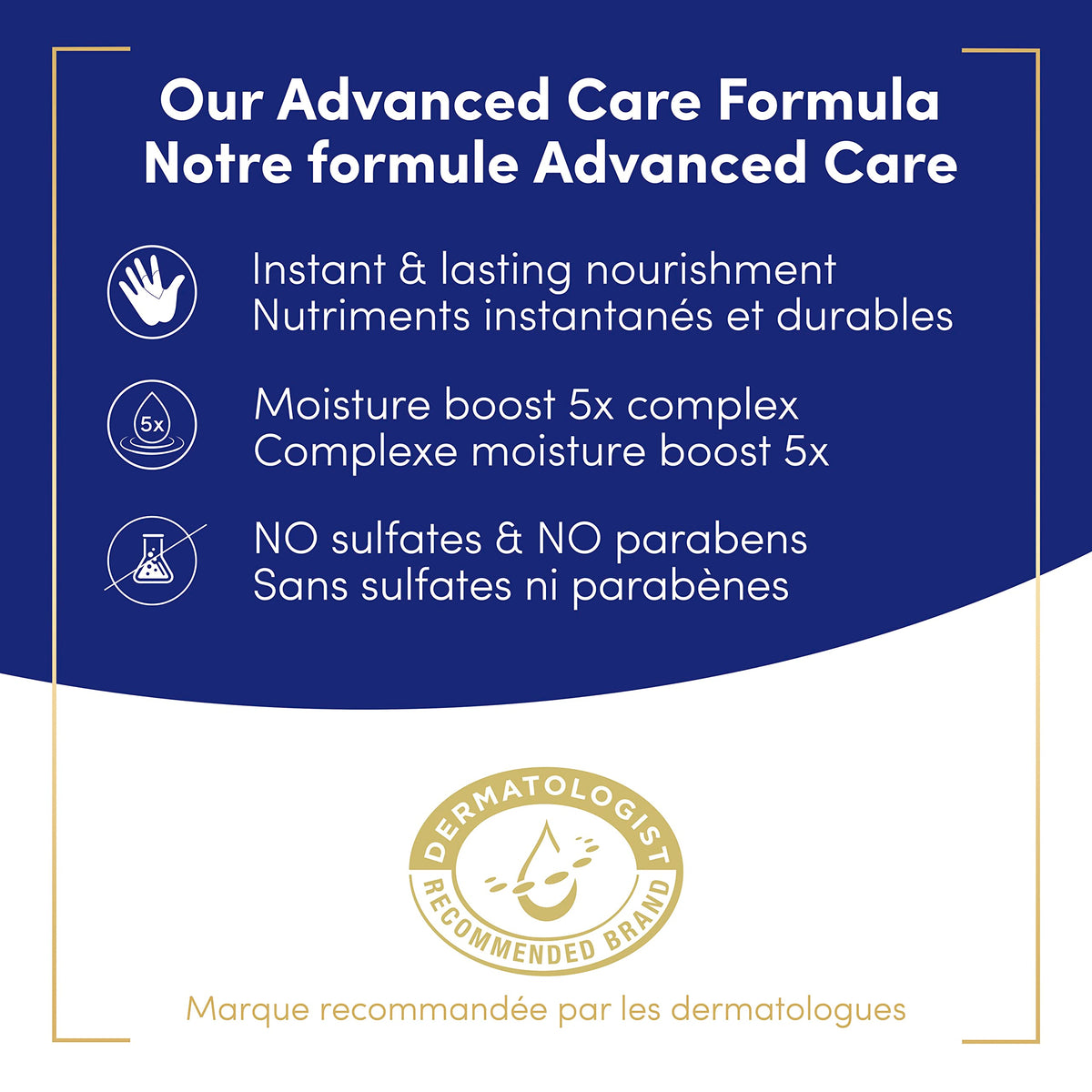 Dove pump dispense closeup demonstrating easy single-handed use and controlled dosing