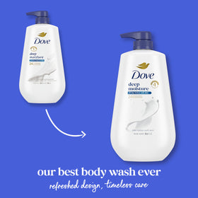 Dove Deep Moisture creamy texture close-up shows rich hydration